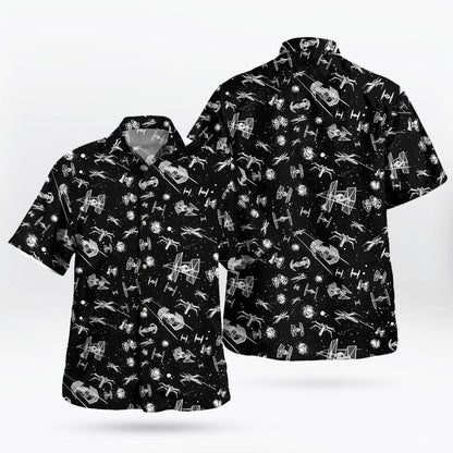 Galactic Space Battle Hawaiian Shirt