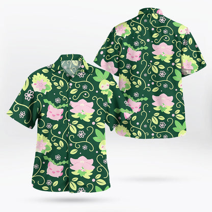 Green Grass Type Tropical Hawaiian Shirt