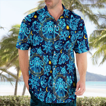 Space Celestial Cosmic Style Anime Hawaiian Shirt