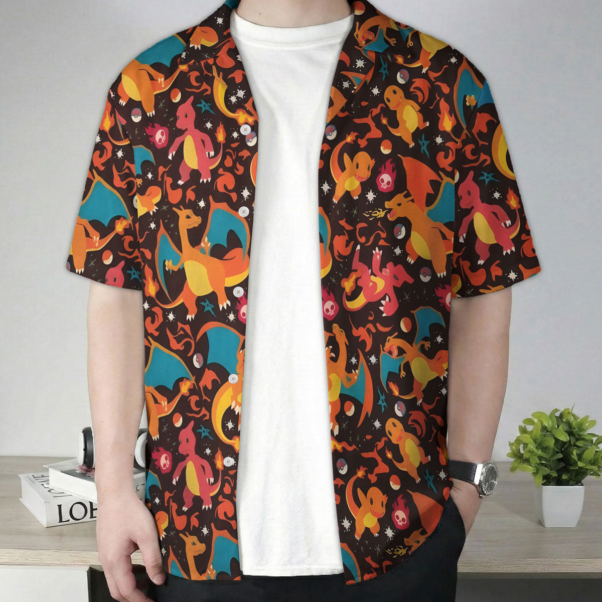 Anime Firestorm Hawaiian Shirt Tropical Summer Style