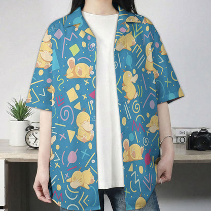 Tropical Retro Pattern Hawaiian Shirt