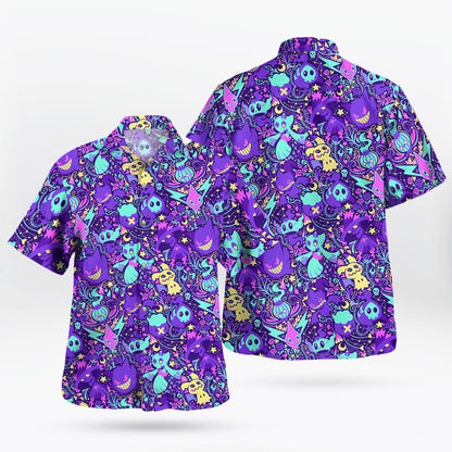 Dark Shadow Ghost Type Vibes Hawaiian Shirt