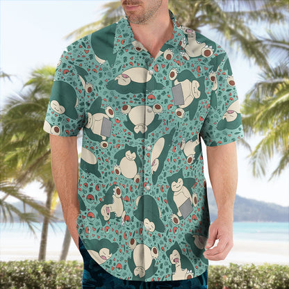 Sleepy Tropical Aloha Hawaiian Shirt