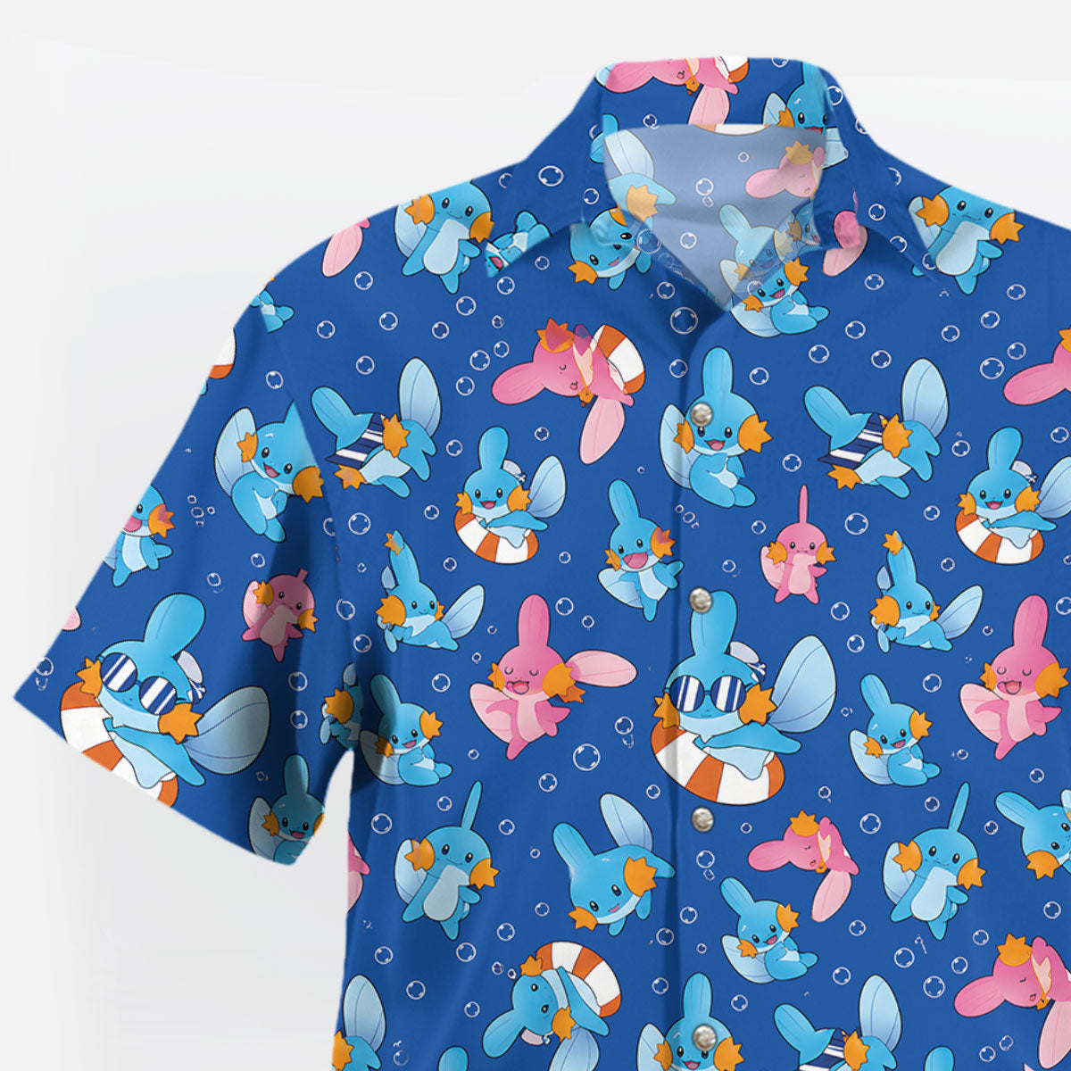 Blue Summer Splash Hawaiian Shirt