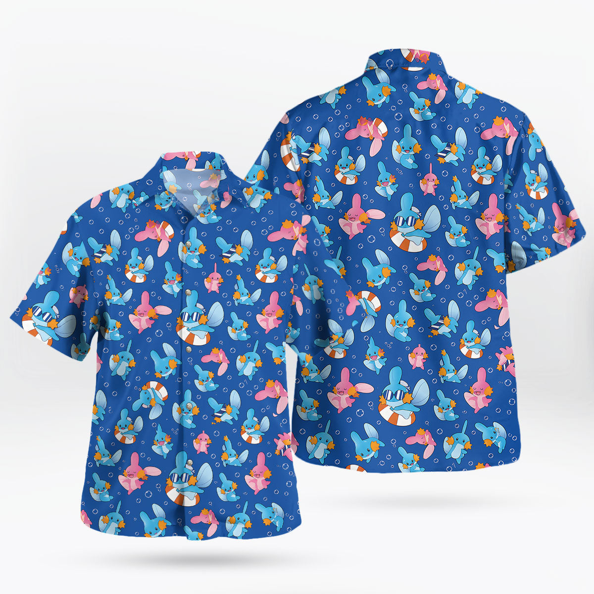 Blue Summer Splash Hawaiian Shirt
