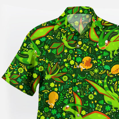 Emerald Jungle Tropical Hawaiian Shirt