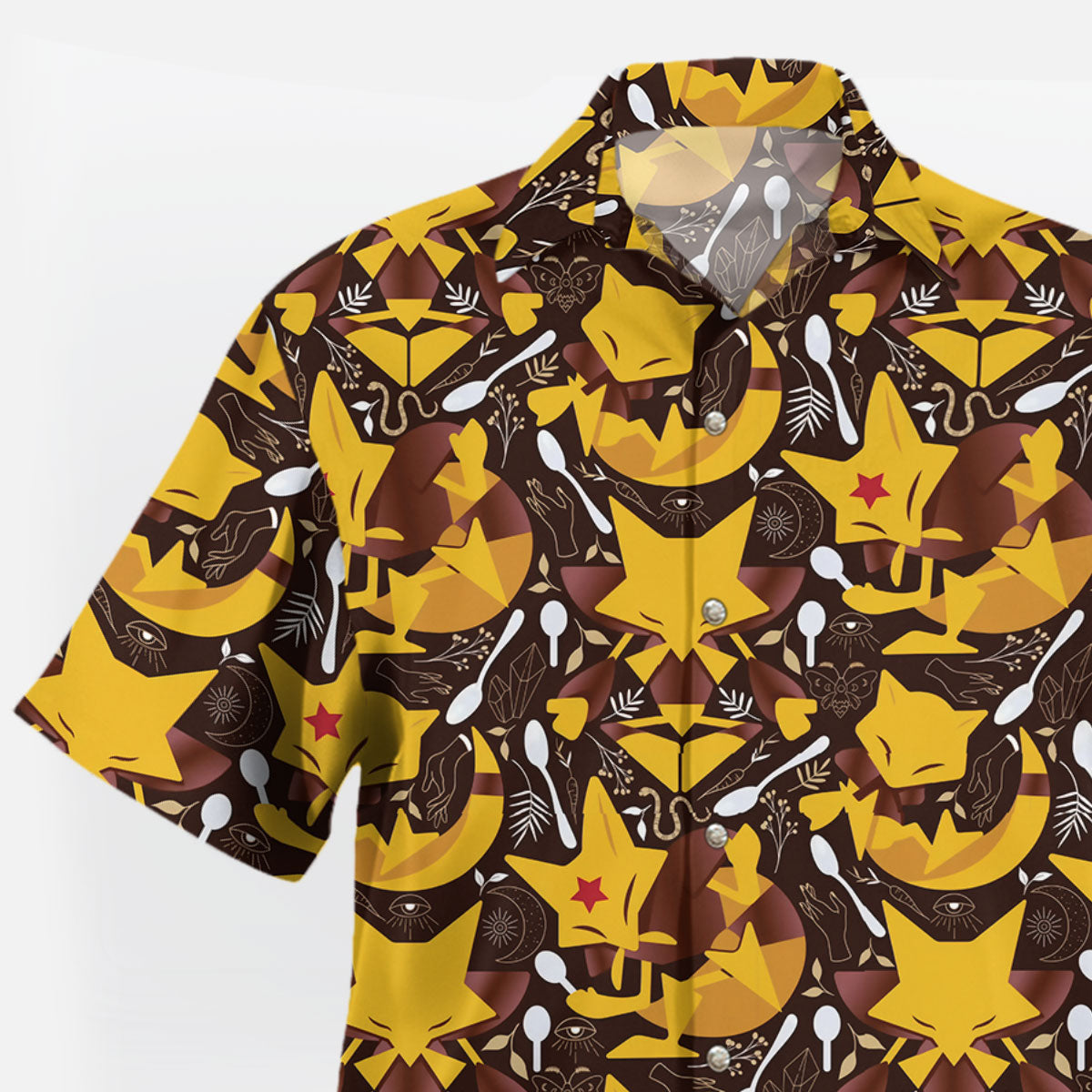 Retro Psychic Art Hawaiian Shirt