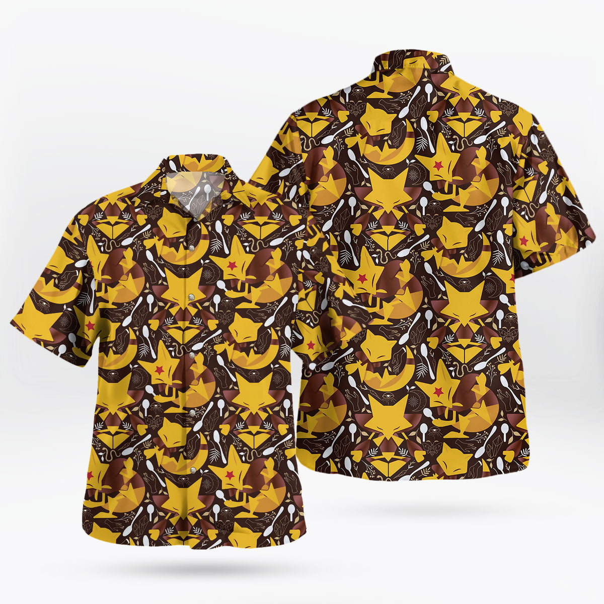 Retro Psychic Art Hawaiian Shirt