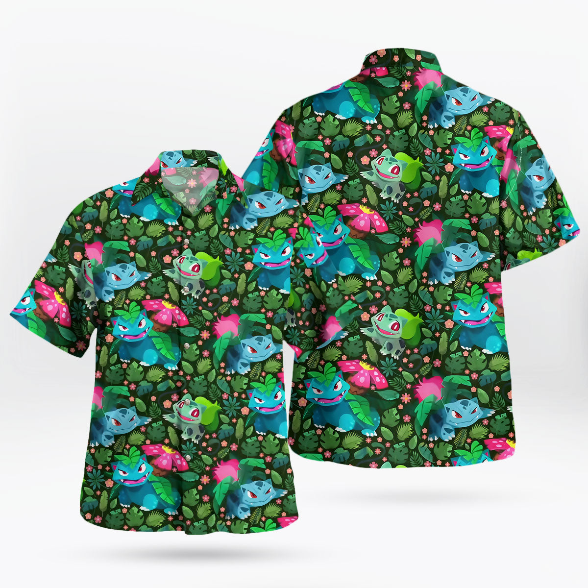 Leafy Evolution Tropical Hawaiian Shirt