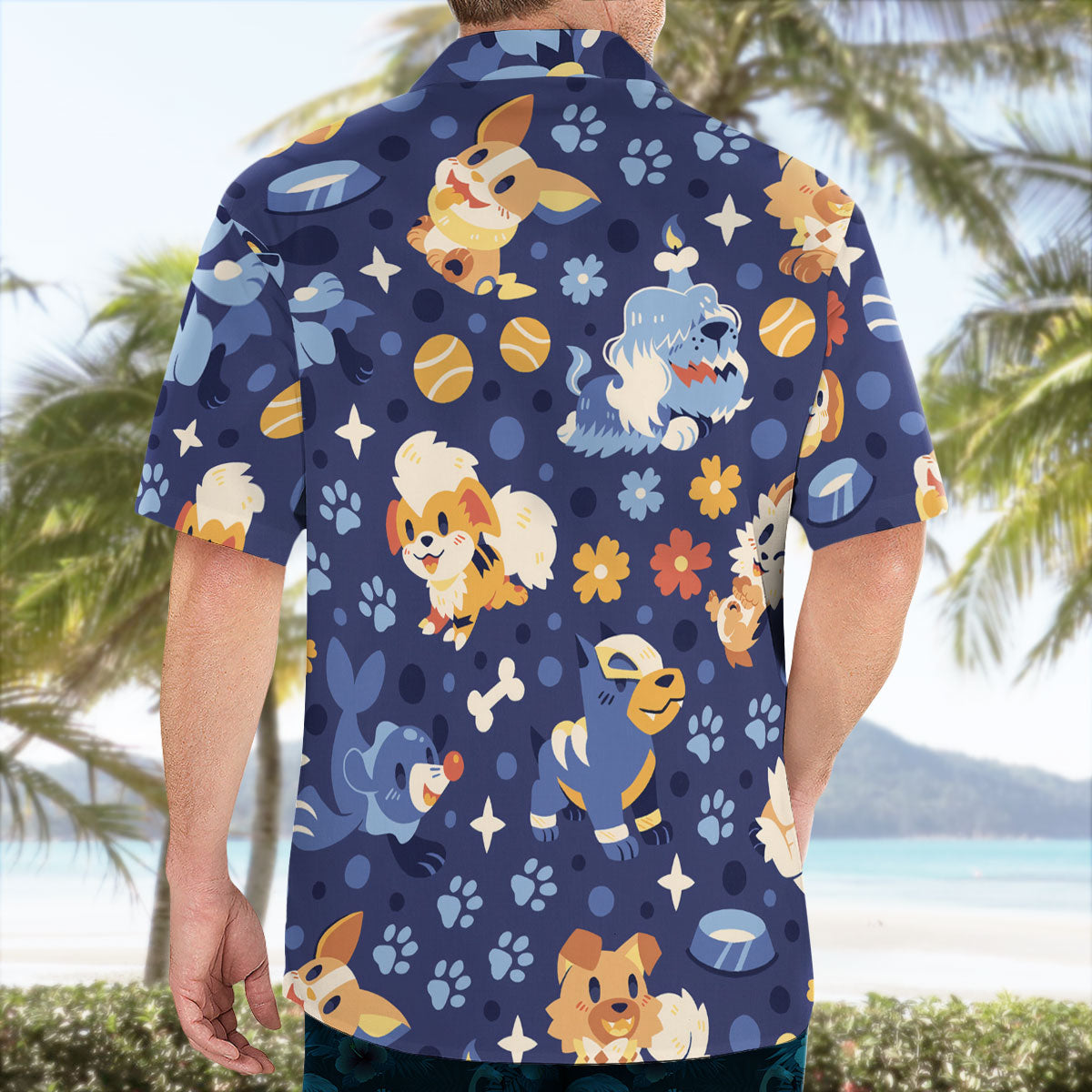 Dog Tropical Style Hawaiian Shirt