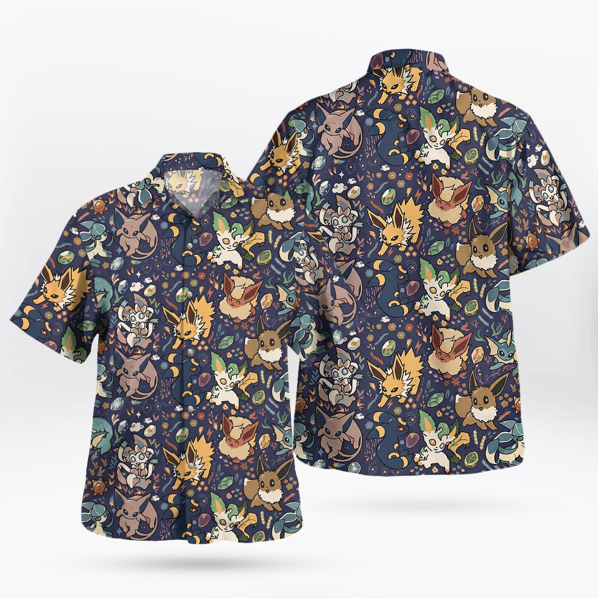 Midnight Evolution Pattern Hawaiian Shirt