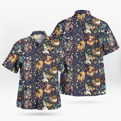 Midnight Evolution Pattern Hawaiian Shirt