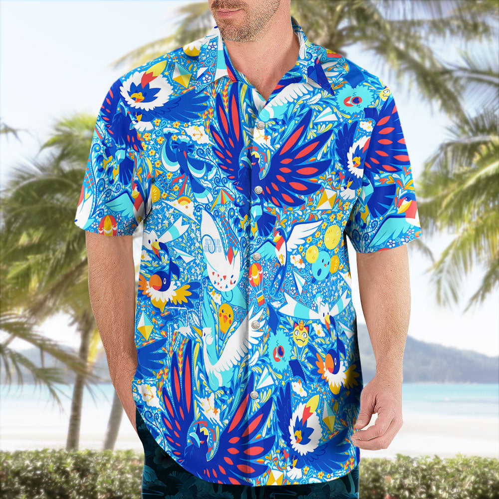 Bird Tropical Breeze Hawaiian Shirt
