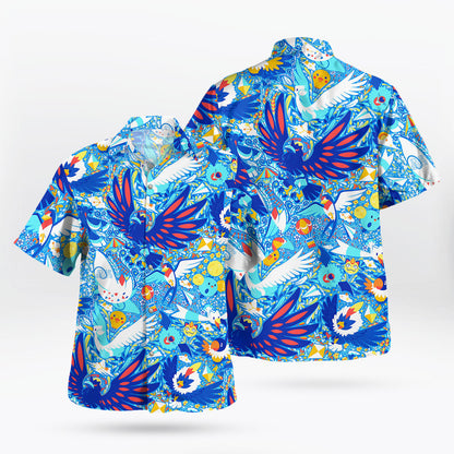 Bird Tropical Breeze Hawaiian Shirt
