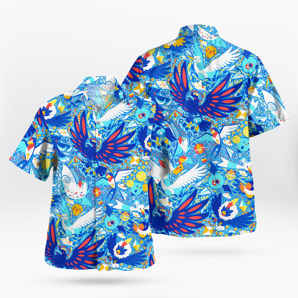 Bird Tropical Breeze Hawaiian Shirt