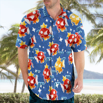 Shiny Fish Tropical Aloha Hawaiian Shirt