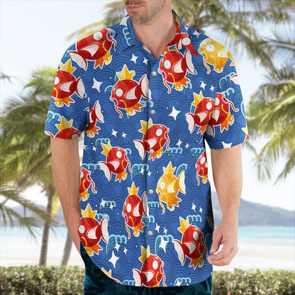 Shiny Fish Tropical Aloha Hawaiian Shirt