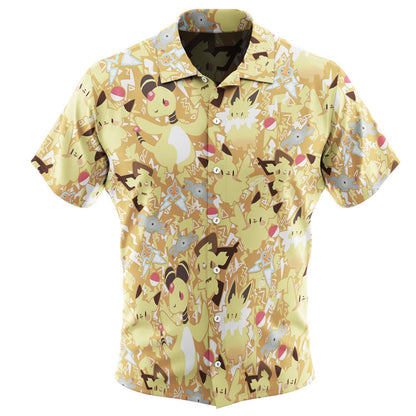 Electric Type Pokemon Hawaiian Shirt Men Women