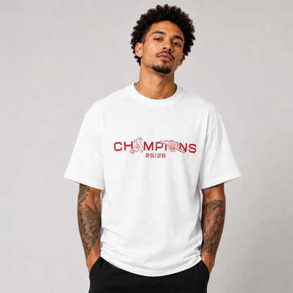 Champions 2025-2026 Graphic Shirt for Everyday Casual Wear