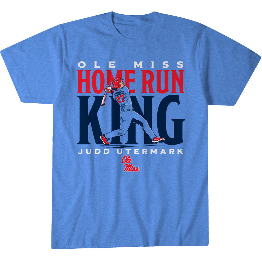 Ole Miss Baseball Judd Utermark Home Run King Shirt