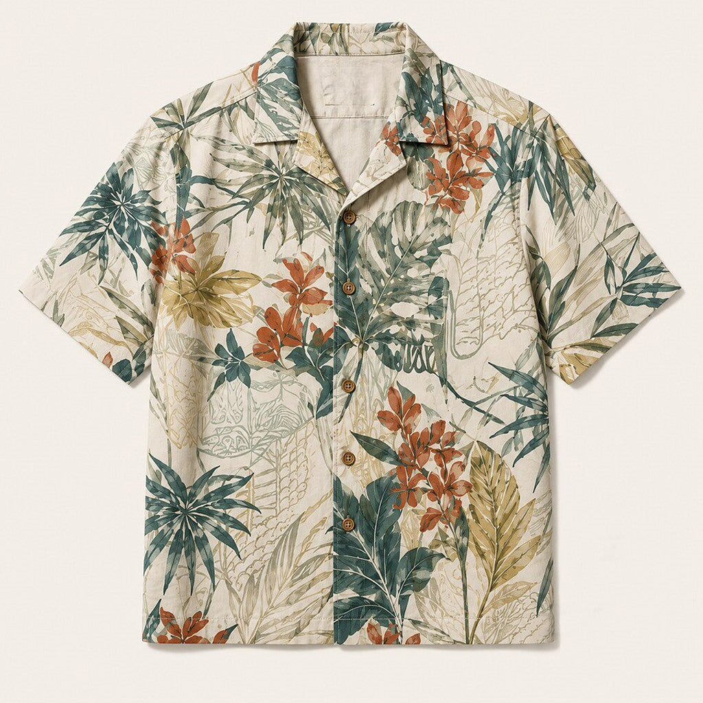 Euphoria Season 3 Zendaya Tropical Botanical Hawaiian Shirt