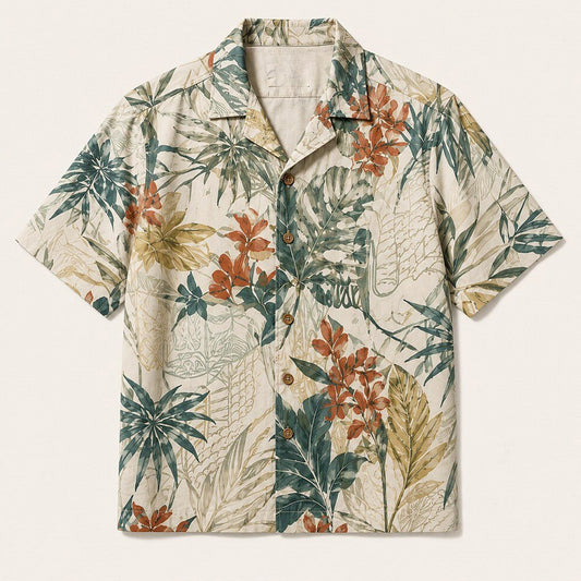Euphoria Season 3 Zendaya Tropical Botanical Hawaiian Shirt