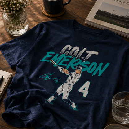 Slugger Swing Number Graphic Shirt for Everyday Casual Wear