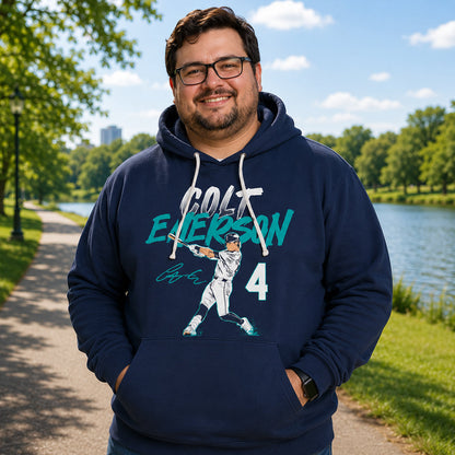 Slugger Swing Number Graphic Shirt for Everyday Casual Wear