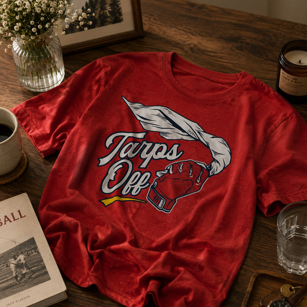 Baseball Tarps Off Graphic Shirt for Everyday Casual Wear