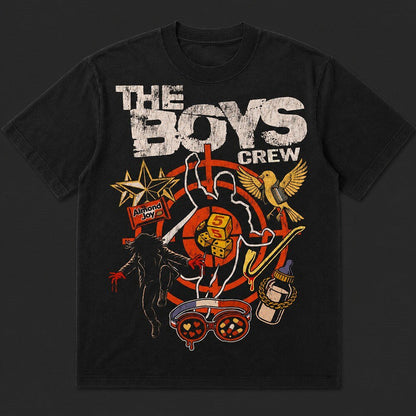 Jack Quaid Hughie Campbell The Boys Crew T-Shirt