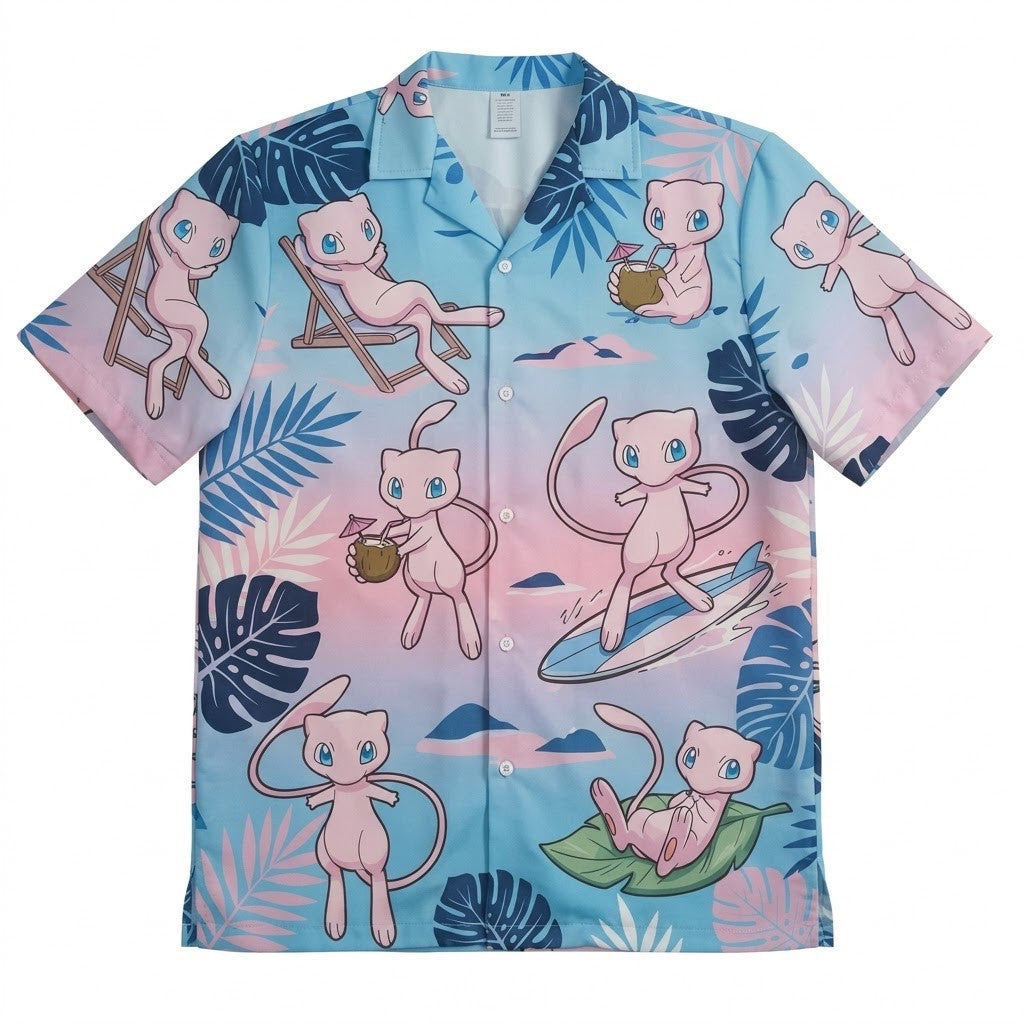 Mew Mystic Bloom Summer 2026 Hawaiian Shirt