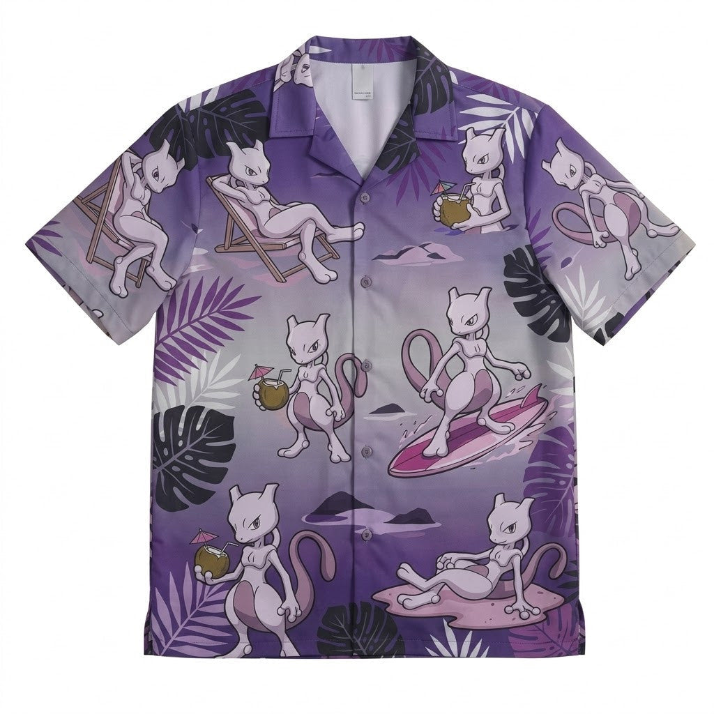 Mewtwo Psychic Power Summer 2026 Hawaiian Shirt