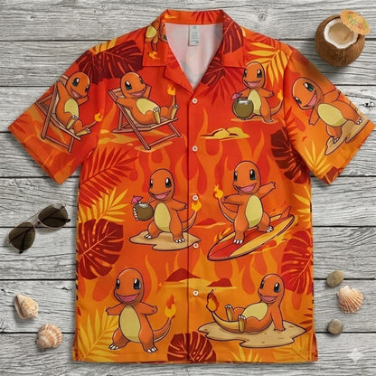 Fire Surf Summer 2026 Hawaiian Shirt