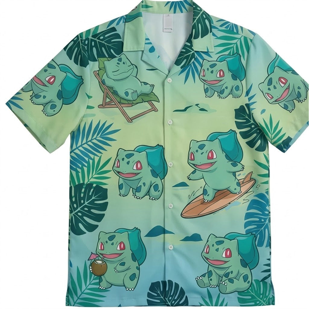 Bulbasaur Jungle Summer 2026 Hawaiian Shirt
