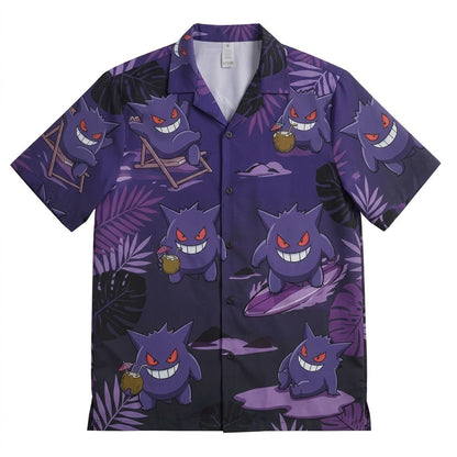 Gengar Night Waves Summer 2026 Hawaiian Shirt