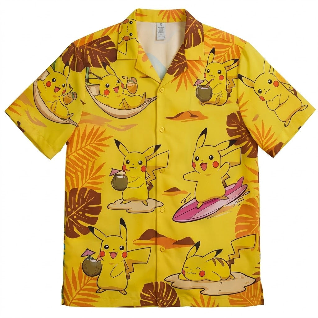 Pikachu Surf's Up Summer 2026 Hawaiian Shirt