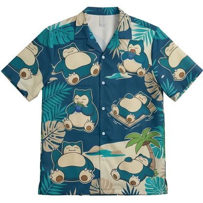 Snorlax Chillax Summer 2026 Hawaiian Shirt