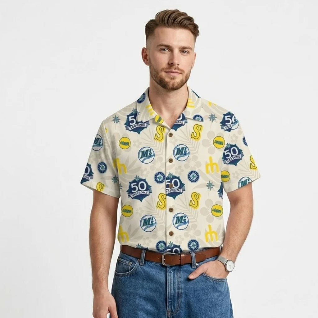 50 Seasons Baseball Hawaiian Shirt 2026