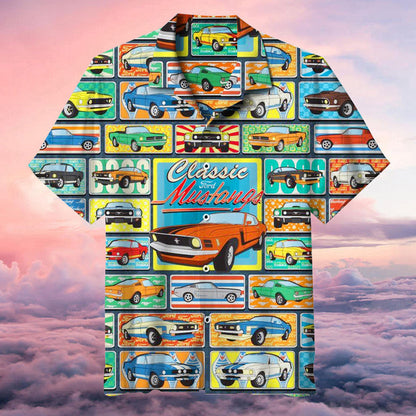 1964 Ford Mustang Classic Car Hawaiian Shirt