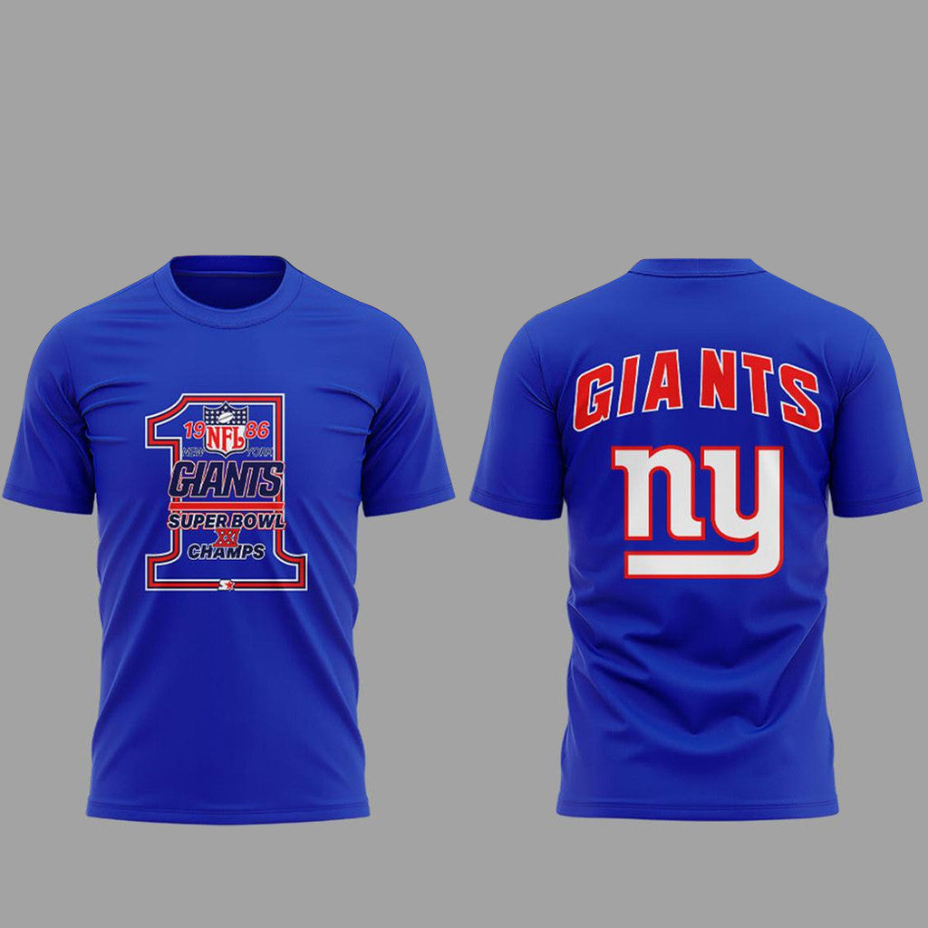 New York Giants 2026 The ’86 Championship Capsule in New Season Shirt