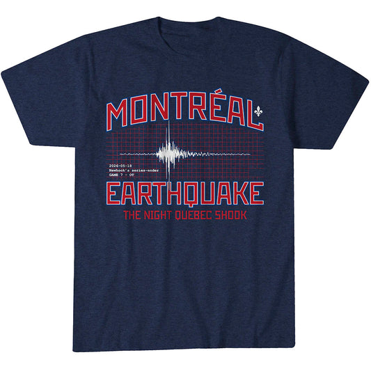 The Montreal Earthquake Newhook's Series-Ender T-Shirt
