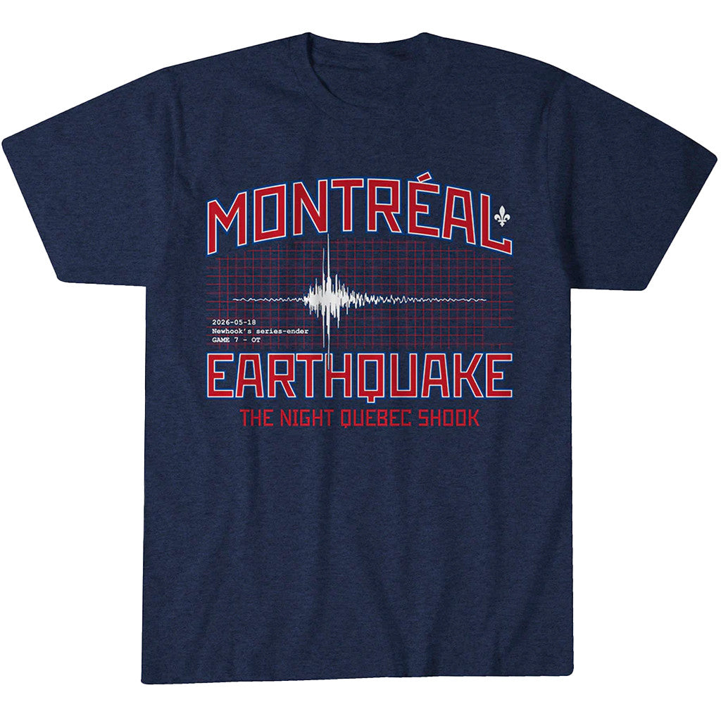 The Montreal Earthquake Newhook's Series-Ender T-Shirt