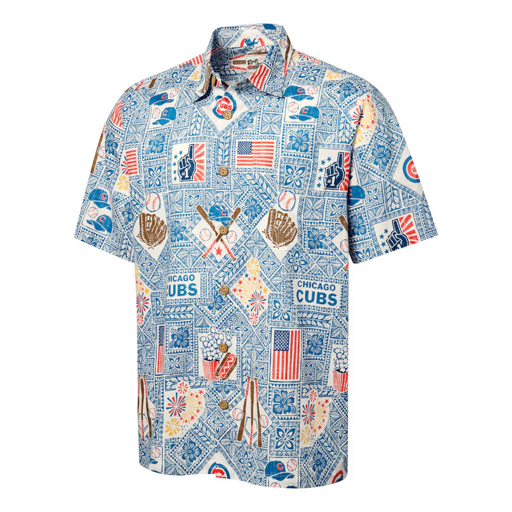 Blue Americana Baseball 2026 Hawaiian Shirt