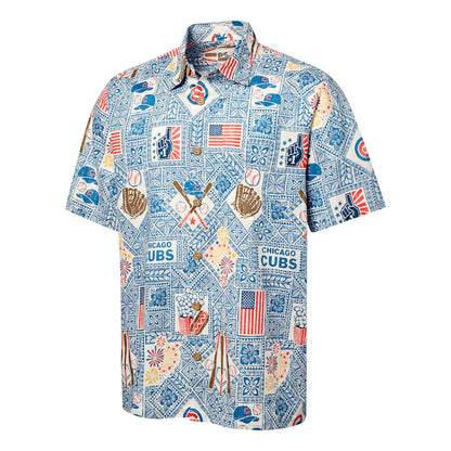 Blue Americana Baseball 2026 Hawaiian Shirt