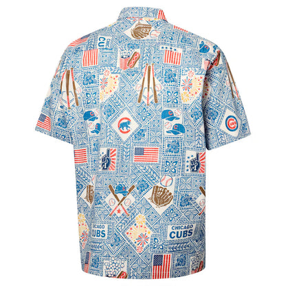 Blue Americana Baseball 2026 Hawaiian Shirt