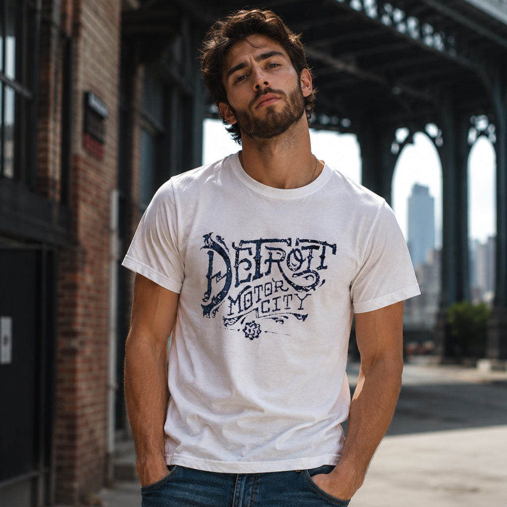 Unisex Graphic Shirt - Detroit Motor City Fan Tee