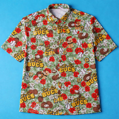 Unisex Pittsburgh Pirates Bucco Luau 2026 Hawaiian Shirt – Tropical Baseball Fan Button-Up Tee