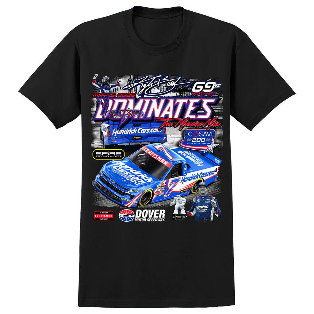 Unisex Kyle Busch Dover Truck Series Graphic T-Shirt – 2026 Race Winner Fan Tee