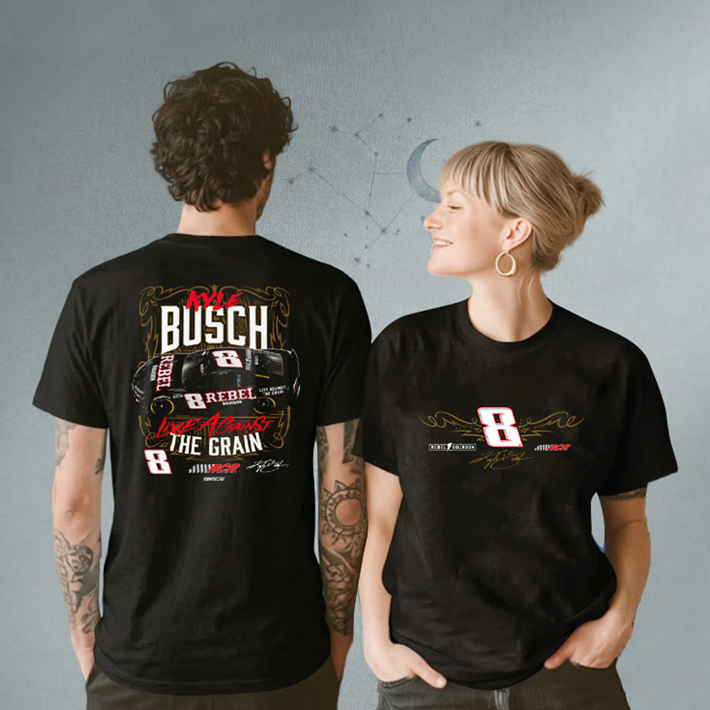 Unisex #8 Graphic T-Shirt - Love Against The Grain Racing Fan Tee