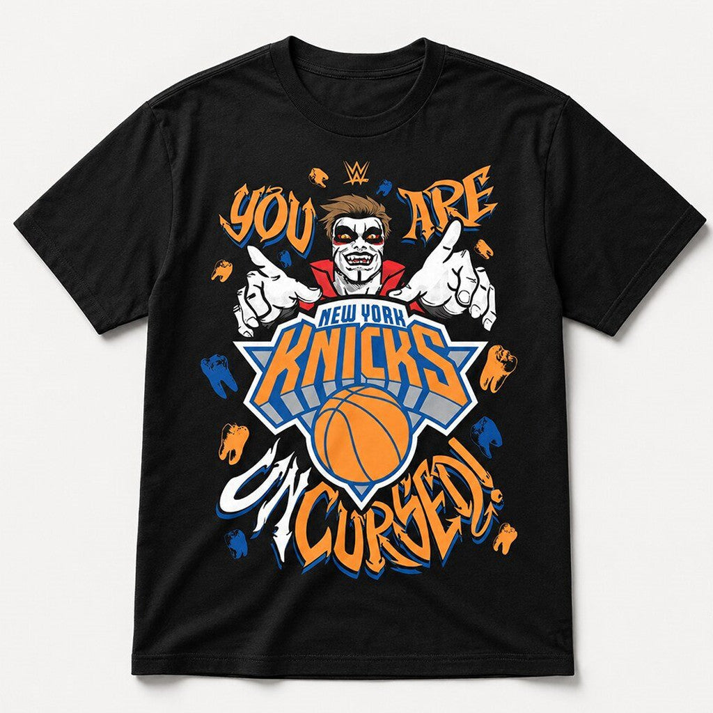 Unisex New York Knicks Danhausen You Are Uncursed 2026 Graphic Shirt for Basketball Fans